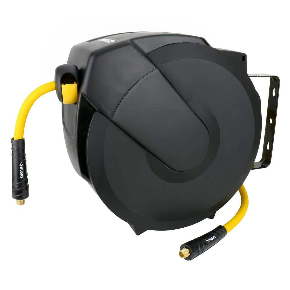 Husky 3/8 In. X 50 Ft. Enclosed Hybrid Air Hose Reel 1 Husky 3/8 In. X 50 Ft. Enclosed Hybrid Air Hose Reel