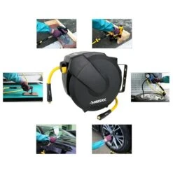 Husky 3/8 In. X 50 Ft. Enclosed Hybrid Air Hose Reel 14 Husky 3/8 In. X 50 Ft. Enclosed Hybrid Air Hose Reel -Husky Shop husky air hoses ahr1003 c3 1000