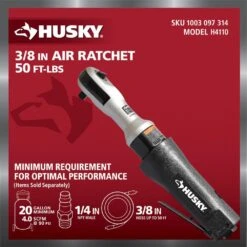 Husky 50 Ft./lbs. 3/8 In. Ratchet Wrench -Husky Shop husky air ratchet wrenches h4110 66 1000