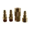 Husky 1/4 In. Industrial NPT Plug And Coupler Kit (4-Piece) -Husky Shop husky air tool fittings hda21900av 64 1000