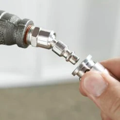 Husky 1/4 In. IM Swivel Plug - 3/8 In. NPT (M) (2-Pack) -Husky Shop husky air tool fittings hda22200 77 1000