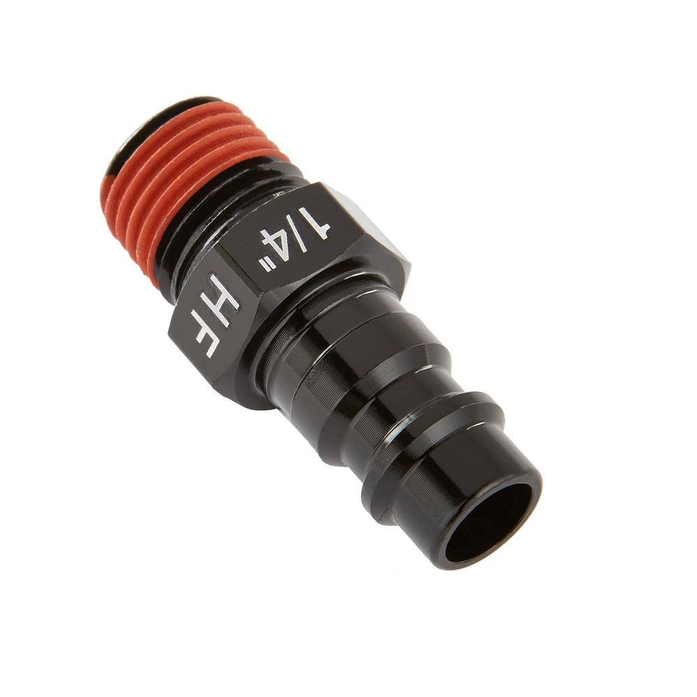 Husky 1/4 In. High Flow Aluminum Male Plugs (4-Pack) 4 Husky 1/4 In. High Flow Aluminum Male Plugs (4-Pack) - Image 4