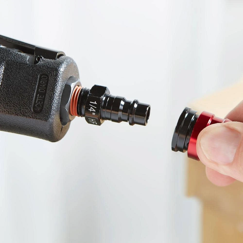 Husky 1/4 In. High Flow Aluminum Male Plugs (4-Pack) 3 Husky 1/4 In. High Flow Aluminum Male Plugs (4-Pack) - Image 3