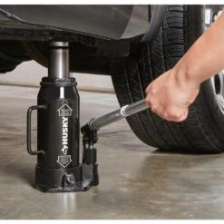 Husky 12-Ton Hydraulic Bottle Car Jack -Husky Shop husky bottle jacks hpl12b c3 1000