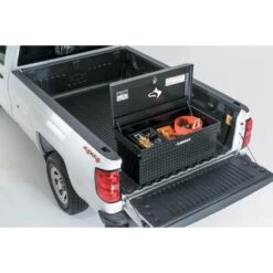 Husky 40.8 In. Matte Black Aluminum Full Size Chest Truck Tool Box -Husky Shop husky chest truck tool boxes 102400 53 01 4f 1000