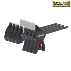 Husky 4.5 In. Micro Trigger Clamp Set (4-Piece) -Husky Shop husky clamp sets 99679 1d 1000