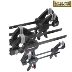 Husky 6 In. And 4.5 In. Trigger Clamp Set (6-Piece) -Husky Shop husky clamp sets 99811 77 1000