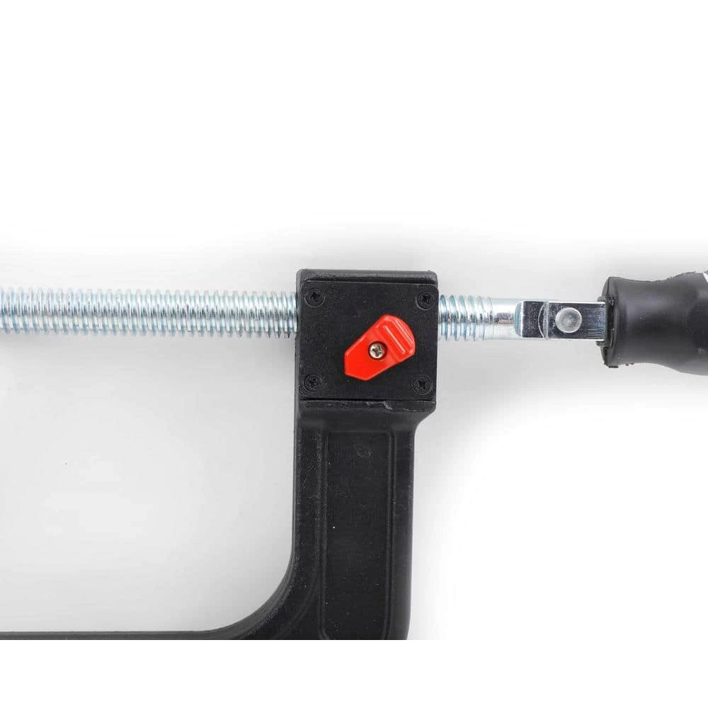 Husky 6 In. Quick Adjustable C-Clamp With Rubber Handle 2 Husky 6 In. Quick Adjustable C-Clamp With Rubber Handle - Image 2