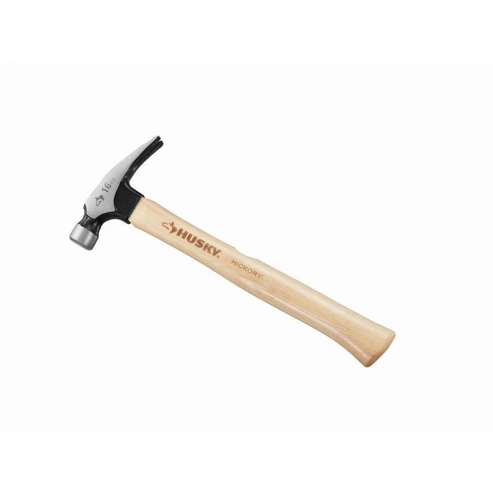 Husky 16 Oz. Hickory Straight Hammer 5 Husky 16 Oz. Hickory Straight Hammer - Image 5