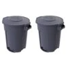 Husky 20 Gal. Grey Heavy Duty Commercial Outdoor Trash Can With Domed Lid (2-Pack) 17 Husky 20 Gal. Grey Heavy Duty Commercial Outdoor Trash Can With Domed Lid (2-Pack) -Husky Shop husky commercial trash cans 999 2520 2pk 64 1000