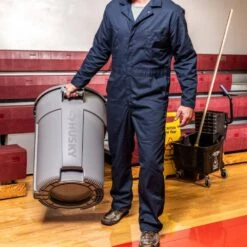 Husky 32 Gal. Grey Heavy Duty Commercial Outdoor Trash Can With Domed Lid (2-Pack) 20 Husky 32 Gal. Grey Heavy Duty Commercial Outdoor Trash Can With Domed Lid (2-Pack) -Husky Shop husky commercial trash cans 999 2532 2pk 44 1000