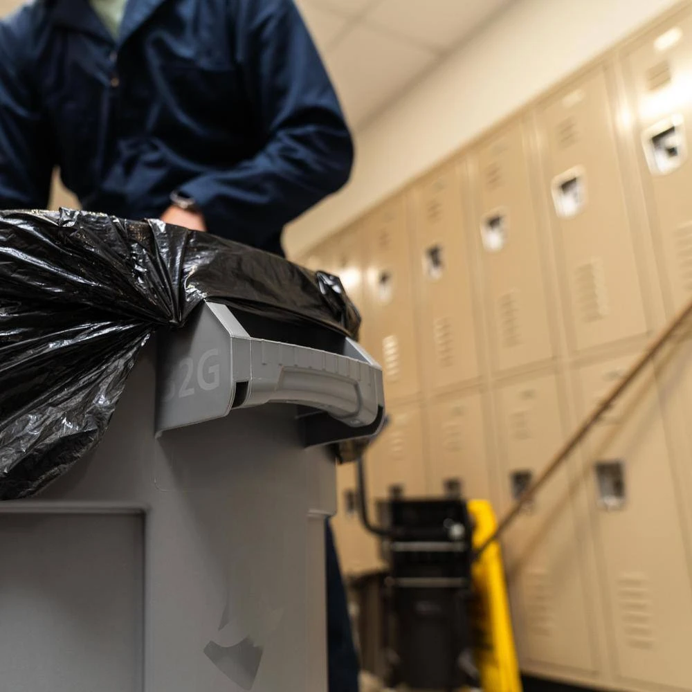 Husky 32 Gal. Grey Heavy Duty Commercial Outdoor Trash Can With Domed Lid (2-Pack) 11 Husky 32 Gal. Grey Heavy Duty Commercial Outdoor Trash Can With Domed Lid (2-Pack) - Image 11