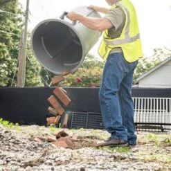 Husky 32 Gal. Grey Heavy Duty Commercial Outdoor Trash Can With Domed Lid (2-Pack) 17 Husky 32 Gal. Grey Heavy Duty Commercial Outdoor Trash Can With Domed Lid (2-Pack) -Husky Shop husky commercial trash cans 999 2532 2pk c3 1000