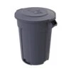 Husky 55 Gal. Grey Heavy Duty Commercial Outdoor Trash Can With Domed Lid -Husky Shop husky commercial trash cans 999 2555 64 1000