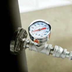 Husky Dual Mount Analog Gauge -Husky Shop husky compressor accessories hda72400 77 1000