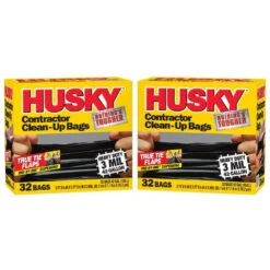 Husky 42 Gal. Heavy-Duty Clean-Up Bags (64-Count)