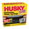 Husky 42 Gal. Heavy Duty Clean-Up Bags (32-Count) -Husky Shop husky contractor bags hk42wc032b 64 1000