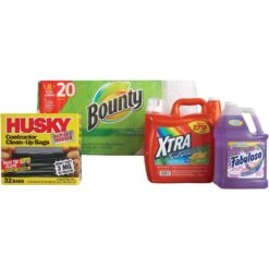 Husky 42 Gal. Heavy Duty Clean-Up Bags (32-Count) -Husky Shop husky contractor bags hk42wc032b 76 1000