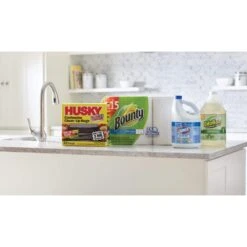 Husky 42 Gal. Heavy Duty Clean-Up Bags (32-Count) -Husky Shop husky contractor bags hk42wc032b fa 1000