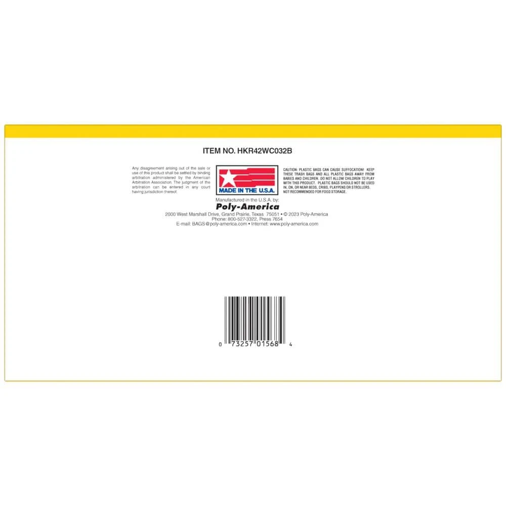 Husky 42 Gal. Heavy-Duty Contractor Clean-Up Bags With 20% PCR (32-Count) 5 Husky 42 Gal. Heavy-Duty Contractor Clean-Up Bags With 20% PCR (32-Count) - Image 5