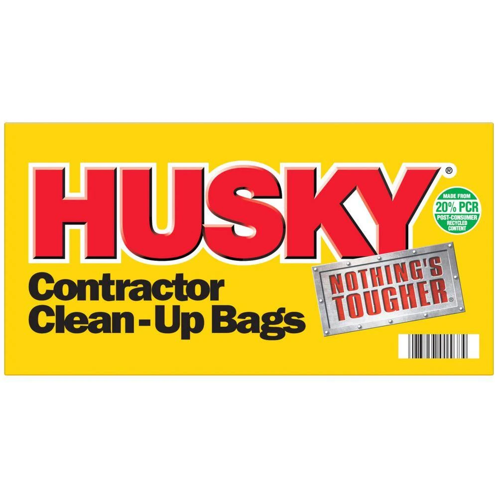 Husky 42 Gal. Heavy-Duty Contractor Clean-Up Bags With 20% PCR (32-Count) 4 Husky 42 Gal. Heavy-Duty Contractor Clean-Up Bags With 20% PCR (32-Count) - Image 4