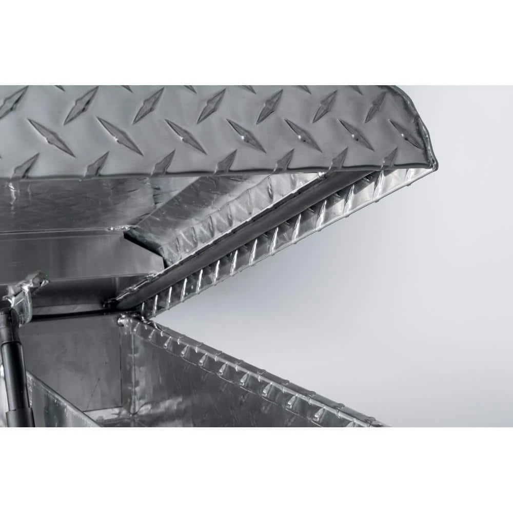 Husky 61.86 In. Diamond Plate Aluminum Low Profile Mid-Size Crossbed Truck Tool Box 7 Husky 61.86 In. Diamond Plate Aluminum Low Profile Mid-Size Crossbed Truck Tool Box - Image 7