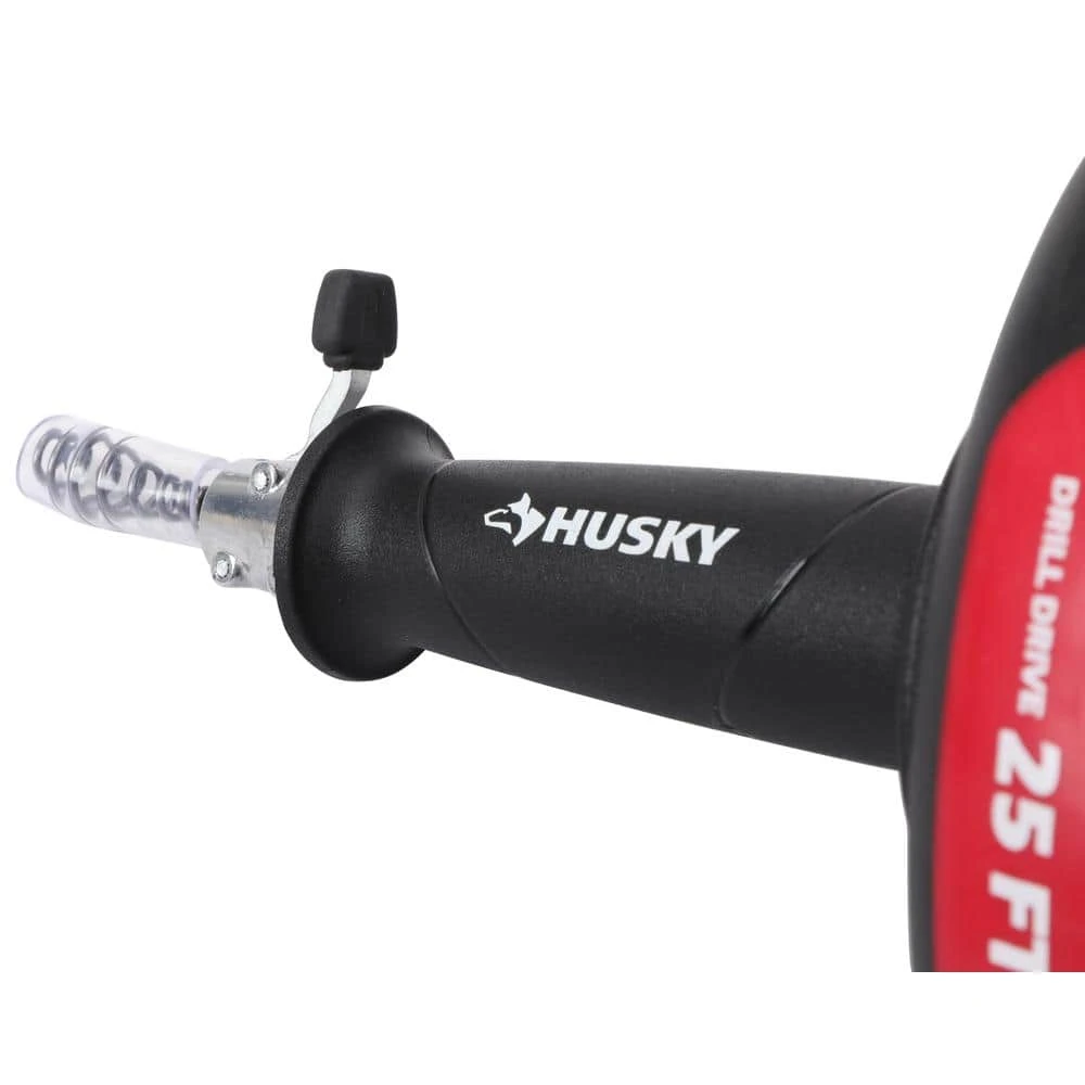 Husky 25 Ft. Power Drum Drain Snake Drill-Operated Auger For Sink, Tub And Shower Clogs 11 Husky 25 Ft. Power Drum Drain Snake Drill-Operated Auger For Sink, Tub And Shower Clogs - Image 11
