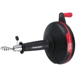 Husky 25 Ft. Power Drum Drain Snake Drill-Operated Auger For Sink, Tub And Shower Clogs 26 Husky 25 Ft. Power Drum Drain Snake Drill-Operated Auger For Sink, Tub And Shower Clogs -Husky Shop husky drain snakes 410 185 0111 76 1000