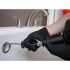 Husky 15 Ft. Manual Drain Snake Compact Drum Auger For Sink, Shower And Tub Clogs -Husky Shop husky drain snakes 410 186 0111 1d 1000