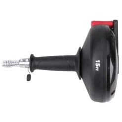 Husky 15 Ft. Manual Drain Snake Compact Drum Auger For Sink, Shower And Tub Clogs -Husky Shop husky drain snakes 410 186 0111 1f 1000
