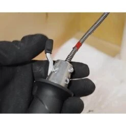 Husky 15 Ft. Manual Drain Snake Compact Drum Auger For Sink, Shower And Tub Clogs -Husky Shop husky drain snakes 410 186 0111 31 1000