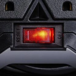 Husky 15 Ft. Extension Cord Reel With 4 Outlets, Black -Husky Shop husky extension cord reels hks0415cr 4f 1000