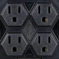 Husky 15 Ft. Extension Cord Reel With 4 Outlets, Black -Husky Shop husky extension cord reels hks0415cr c3 1000