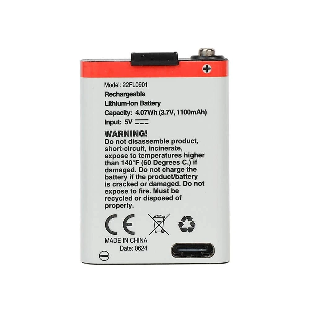 Husky 600 Lumens Dual Power Aluminum Headlight 3.7-Volt 1100 MAh Rechargeable Replacement Battery 1 Husky 600 Lumens Dual Power Aluminum Headlight 3.7-Volt 1100 MAh Rechargeable Replacement Battery
