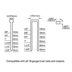 Husky Pneumatic 4-in-1 18-Gauge 1-5/8 In. Mini Flooring Nailer And Stapler -Husky Shop husky floor nailers dpfbc940 76 1000