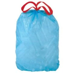 Husky 30 Gal. Blue Recycling Bags (50-Count) -Husky Shop husky garbage bags hk30ds050bu 4f 1000
