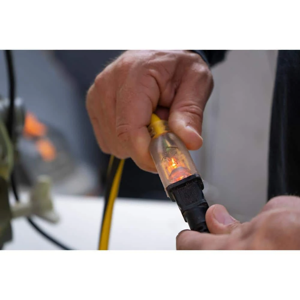 Husky VividFlex 25 Ft. 14/3 Gauge Medium Duty Indoor/Outdoor Extension Cord With Lighted End, Yellow 9 Husky VividFlex 25 Ft. 14/3 Gauge Medium Duty Indoor/Outdoor Extension Cord With Lighted End, Yellow - Image 9