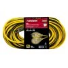 Husky VividFlex 50 Ft. 12/3 Heavy Duty Indoor/Outdoor Extension Cord With Lighted End, Yellow -Husky Shop husky general purpose cords 24050hy 64 1000
