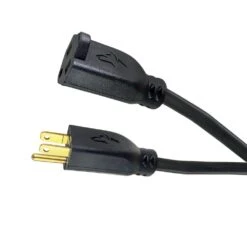 Husky 50 Ft. 14/3 Medium Duty Indoor/Outdoor Oil Resistant Extension Cord, Black -Husky Shop husky general purpose cords 57050blkhy a0 1000