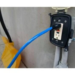 Husky 100 Ft. 16/3 Medium Duty Cold Weather Indoor/Outdoor Extension Cord, Blue -Husky Shop husky general purpose cords 80100hy 31 1000