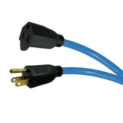 Husky 50 Ft. 12/3 Medium Duty Cold Weather Indoor/Outdoor Extension Cord, Blue -Husky Shop husky general purpose cords 85050hy a0 1000