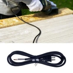 Husky 8 Ft. 16/2 Light Duty Indoor Power Tool Replacement Cord, Black -Husky Shop husky general purpose cords fsex12 c3 1000