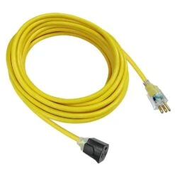 Husky 50 Ft. 14/3 SJTW Single Lighted Locking Extension Cord -Husky Shop husky general purpose cords hw14350ll 31 1000