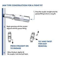 Husky Dual Action Grease Gun -Husky Shop husky grease fittings hkylb300 66 1000