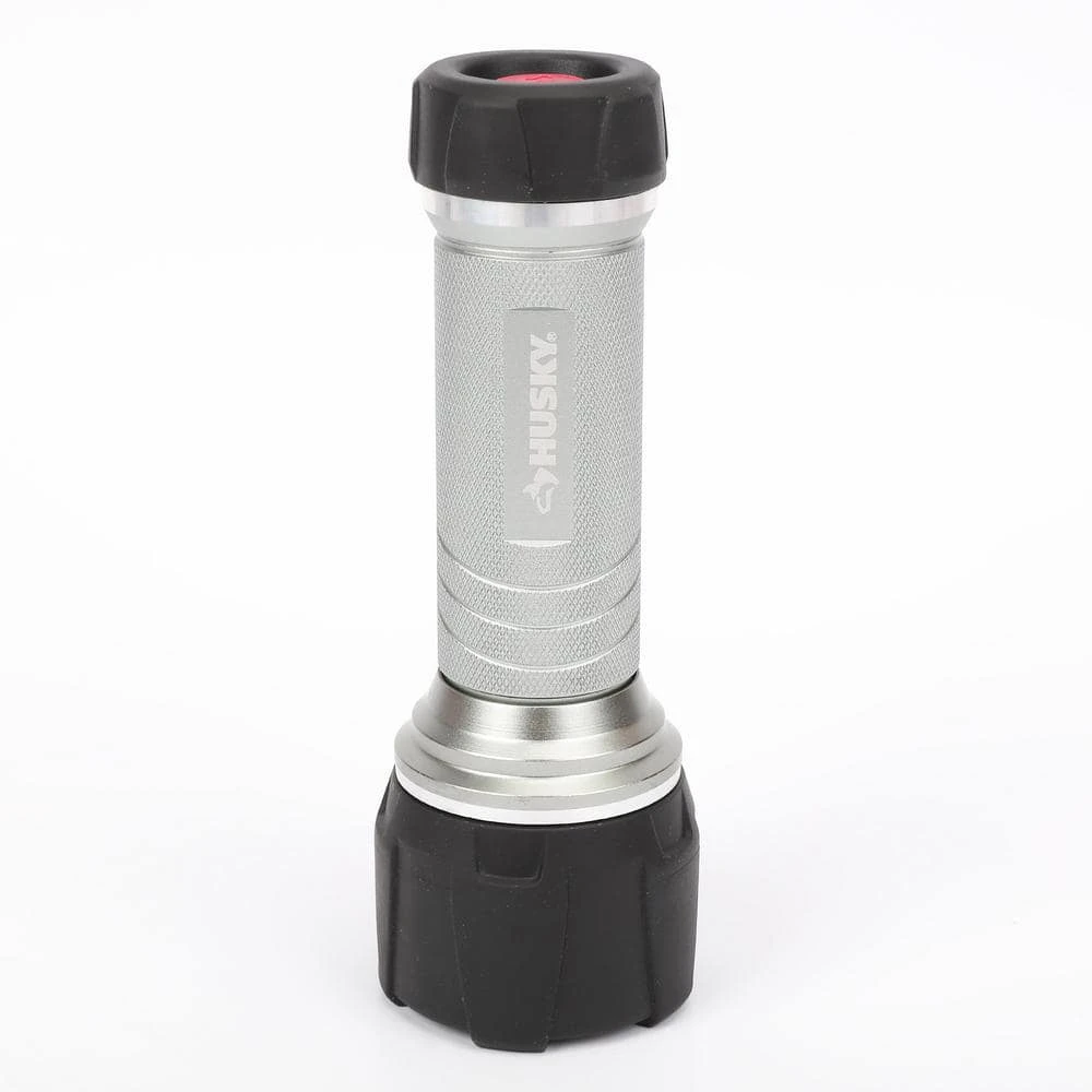 Husky 4AAA 350-Lumen LED Dual Beam Unbreakable Aluminum Flashlight 4 Husky 4AAA 350-Lumen LED Dual Beam Unbreakable Aluminum Flashlight - Image 4