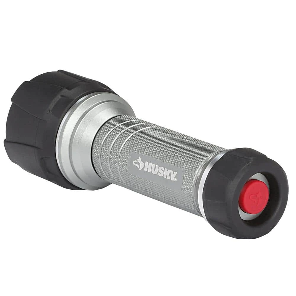 Husky 4AAA 350-Lumen LED Dual Beam Unbreakable Aluminum Flashlight 2 Husky 4AAA 350-Lumen LED Dual Beam Unbreakable Aluminum Flashlight - Image 2