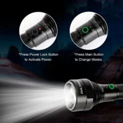 Husky 10000 Lumens Dual Power Focusing Aluminum Rechargeable Flashlight -Husky Shop husky handheld flashlights 91307 1f 1000