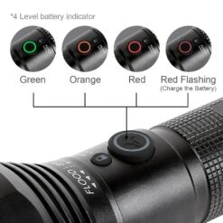 Husky 10000 Lumens Dual Power Focusing Aluminum Rechargeable Flashlight -Husky Shop husky handheld flashlights 91307 40 1000