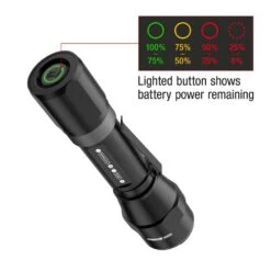 Husky 1200 Lumens Dual Power LED Rechargeable Focusing Flashlight With Rechargeable Battery And USB-C Cable Included -Husky Shop husky handheld flashlights hsky1200dpfl c3 1000