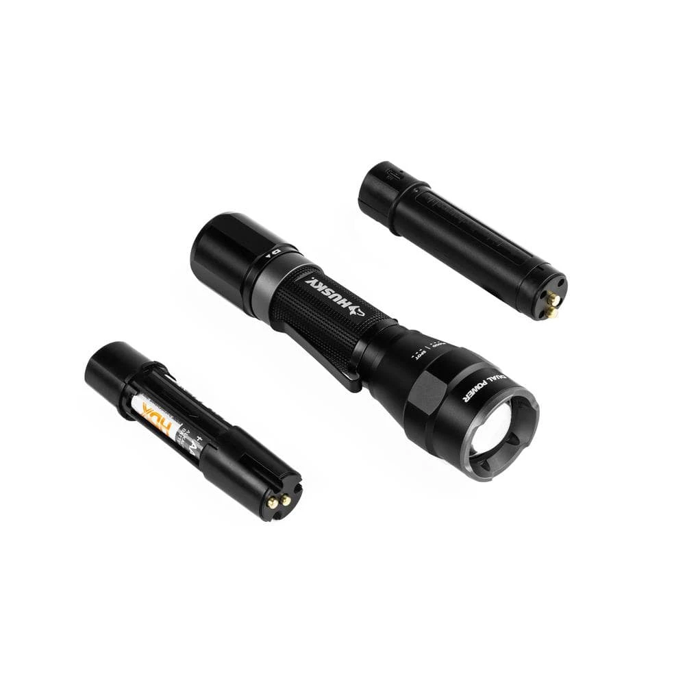 Husky 1200 Lumens Dual Power LED Rechargeable Focusing Flashlight 6 Husky 1200 Lumens Dual Power LED Rechargeable Focusing Flashlight - Image 6
